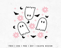 FREE Seamless Pattern SVG | Halloween Ghost SVG