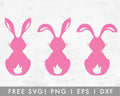 FREE Simple Bunny SVG Cut File for Cricut, Cameo Silhouette | Free SVG Cut File