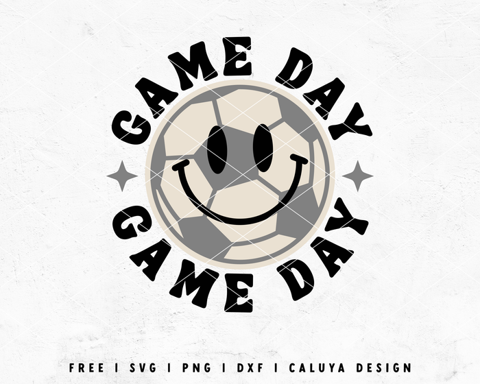 FREE Soccer SVG | Geme Day SVG Cut File for Cricut, Cameo Silhouette | Free SVG Cut File