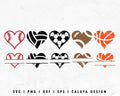 FREE Sports SVG | Heart Monogram SVG  Cut File for Cricut, Cameo Silhouette | Free SVG Cut File