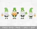 FREE St. Patricks Gnomes SVG Cut File for Cricut, Cameo Silhouette | Free SVG Cut File
