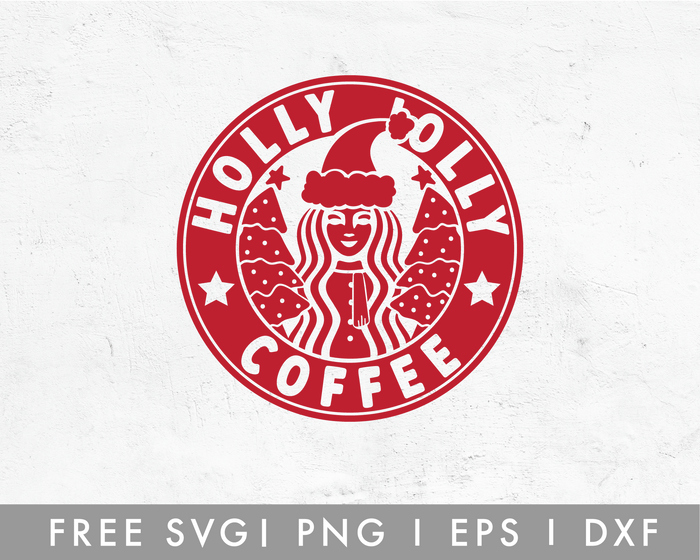 FREE Starbucks Santa SVG