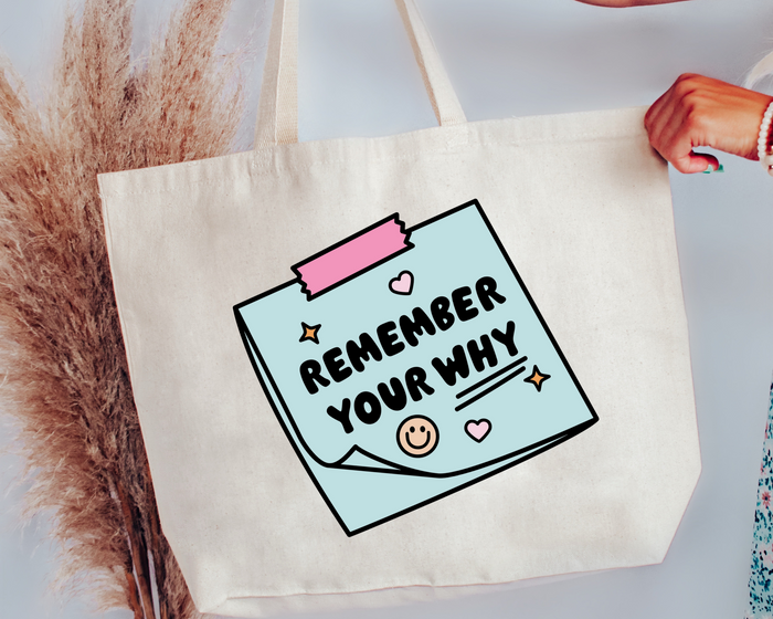 FREE Sticky Note SVG | Remember Your Why SVG