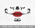 FREE Sugar Skull Mouth SVG Cut File for Cricut, Cameo Silhouette | Halloween Mask Making SVG Cut File