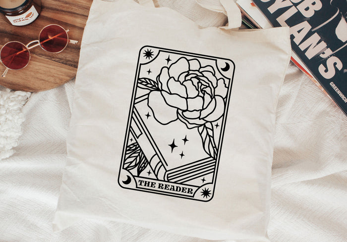 FREE Tarot Card SVG | The Book Reader SVG