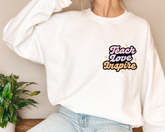 FREE Teach Love Inspire SVG | Teacher SVG