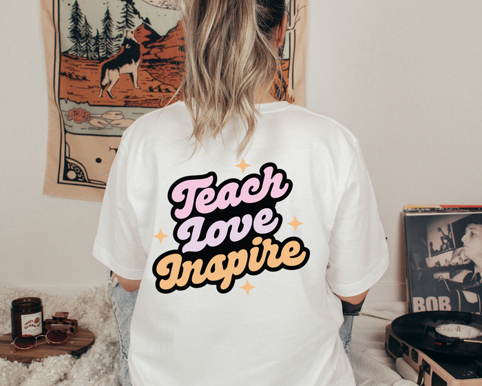 FREE Teach Love Inspire SVG | Teacher SVG