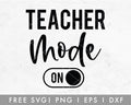 FREE Teacher Mode On SVG