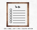 FREE To Do List SVG | Sign Making SVG | Journaling SVG Cut File for Cricut, Cameo Silhouette | Free SVG Cut File
