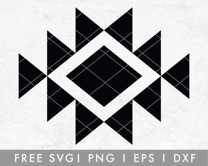 FREE Tribal Pattern SVG Cut File for Cricut, Cameo Silhouette | Free SVG Cut File