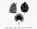 FREE Tropical Leaves SVG | Boho Leaves SVG
