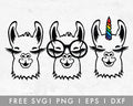 FREE FREE Unicorn SVG | Llamacorn Cut File for Cricut, Cameo Silhouette | Free SVG Cut File