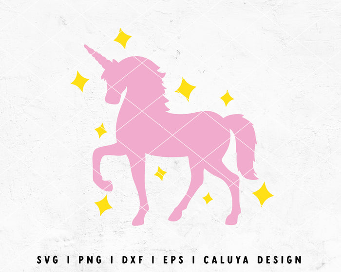FREE Unicorn SVG | Unicorn Silhouette SVG Cut File for Cricut, Cameo Silhouette | Free SVG Cut File