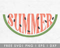 FREE Watermelon Summer SVG
