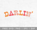 FREE Western SVG | Darlin' SVG