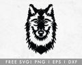 FREE Wolf SVG | Hand Drawn Cut File for Cricut, Cameo Silhouette | Free SVG Cut File