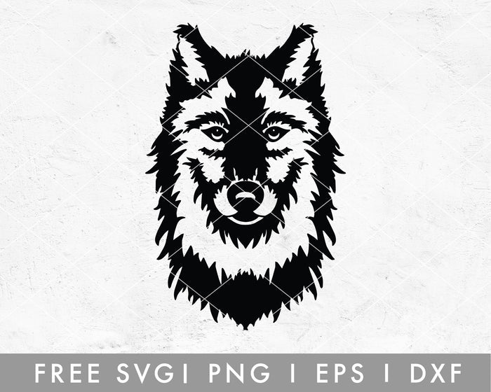 FREE Wolf SVG | Hand Drawn Cut File for Cricut, Cameo Silhouette | Free SVG Cut File
