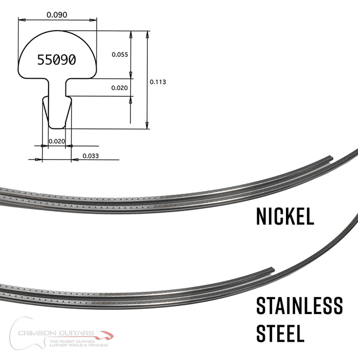 Fret Wire - Jescar 55090 (Narrow Tall)