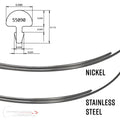 Fret Wire - Jescar 55090 (Narrow Tall)