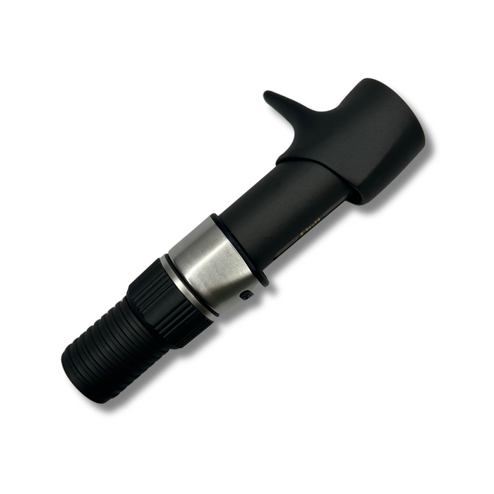 Fuji TDPSSD20 Baitcast Reel Seat in black with a metal locking ring, designed for securely mounting baitcast reels on fishing rods, suitable for fishing tackle applications.