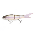 Galápagos Grace 240F multi-jointed fishing lure with realistic fish design, segmented body, dual treble hooks, and detailed tail for effective musky and predator fishing.
