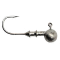 Gamakatsu Round 26 Jig Head featuring a sharp fishing hook attached to a weighted round metal head designed for effective fishing tackle and lure setup.