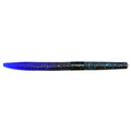 Gambler Lures 5 1/4" Fat Ace Stick Bait in blue and black with glitter accents, a soft plastic fishing lure designed for freshwater fishing tackle.