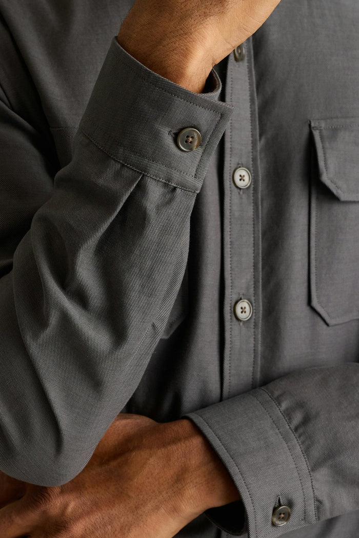Garment-Dyed Utility Shirt