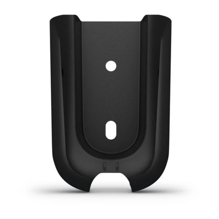 Black Garmin Remote Cradle designed to securely hold and mount marine electronics, featuring a compact, durable design suitable for fishing tackle setups.