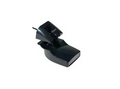 Garmin Transom Mount Depth/Temp 50/200khz - 8-Pin 010-10272-10, a black marine electronic transducer designed for precise depth and temperature measurement on boats.