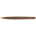 GeeCrack SAF Stick soft plastic fishing lure in brown with ribbed texture designed for realistic movement, ideal for fishing tackle enthusiasts targeting musky and other species.