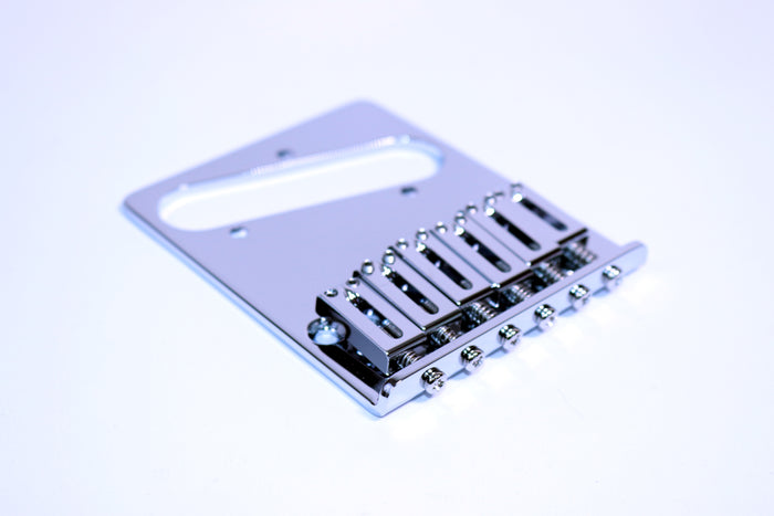 Gotoh GTC201 Modern T-Style Bridge - Individual Saddles - Silver