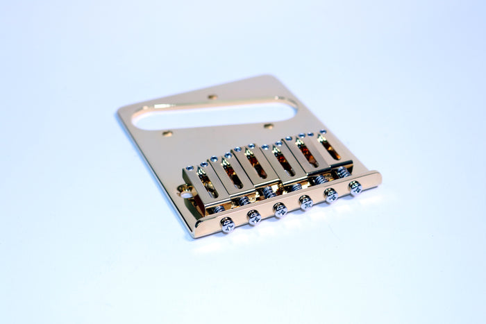 Gotoh GTC201 Modern T-Style Bridge - Individual Saddles - Gold