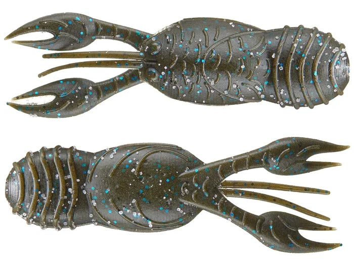 Finesse - 2.5" (7pk) / Green Pumpkin Blue