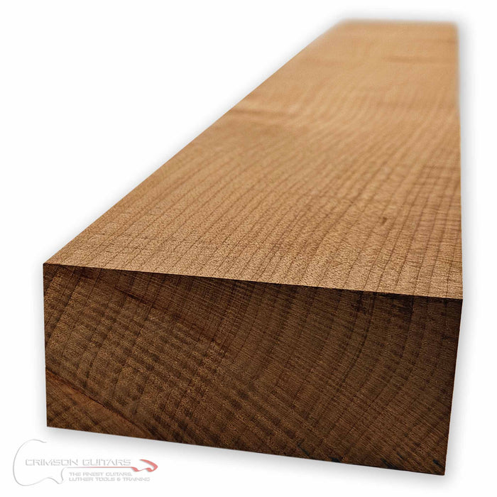 Guitar Neck Blank (Angled Headstock) - Roasted Maple