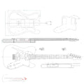 Guitar Plans - T-Type 72 Thinline