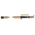 Handle Kit - Cast Split Grip displaying separate cork handle pieces with a black reel seat and metal rings, designed for custom fishing rod assembly.