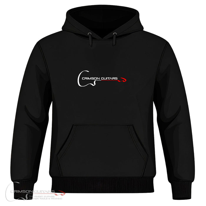 Hoodie - Crimson Guitars Logo - Black