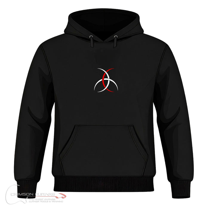 Hoodie - Crimson Guitars Triple Moon Emblem - Black - PRE ORDER