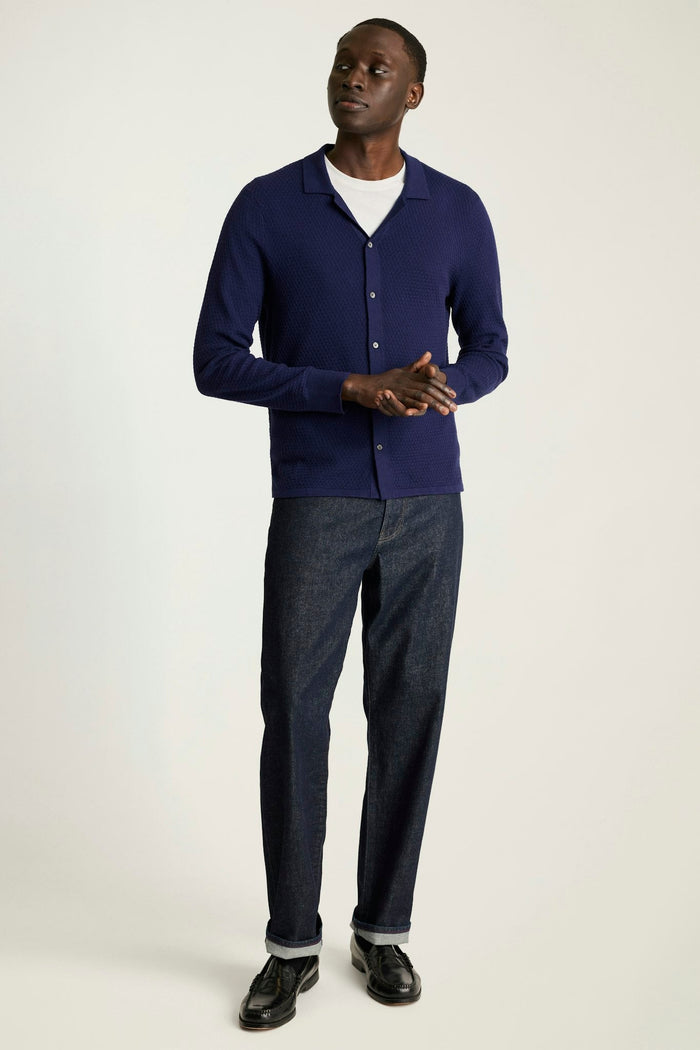 Hudson Long Sleeve Sweater Polo