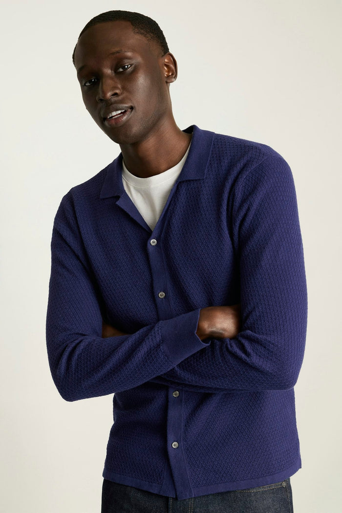 Hudson Long Sleeve Sweater Polo