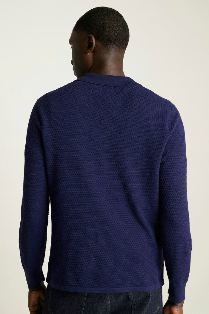 Hudson Long Sleeve Sweater Polo