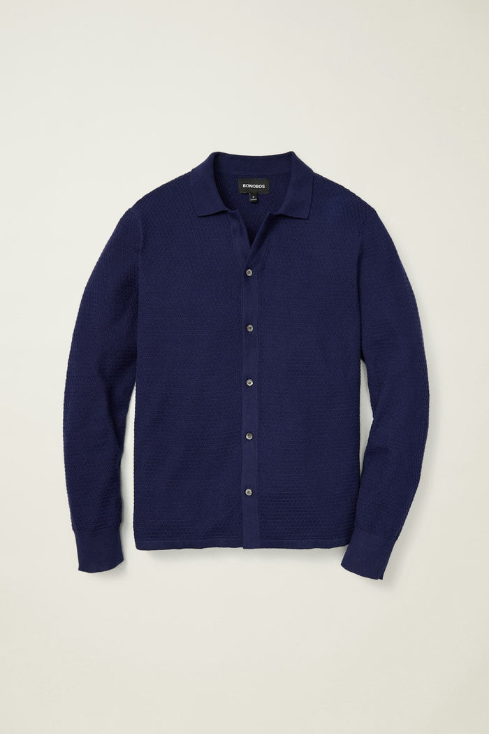 Hudson Long Sleeve Sweater Polo