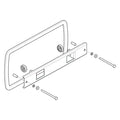 Diagram of the Humminbird IDMK H7R - IN-DASH MOUNTING KIT HELIX 7 ALL MODELS 740174-1 showing mounting bracket, screws, and spacers designed for secure installation in marine electronics dashboards.