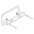 Technical line drawing showing the components and assembly of the Humminbird IDMK H7R2 - IN-DASH MOUNTING KIT HELIX 7 ALL MODELS 740200-1 including mounting bracket, screws, and hardware for securing in-dash installation.