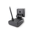 Humminbird XNT 9 SI 180 T - TRANSOM MOUNT SIDE IMAGING DOWN IMAGING TRANSDUCER 710200-1, black compact marine electronics transducer with mounting bracket and cable for fishing applications.