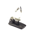 Humminbird XTM 9 HDSI 180 T - TROLLING MOTOR DUALBEAM HD SIDE IMAGING TRANSDUCER 710205-1 showing black transducer unit with metal mounting bracket and cable for marine electronics and fishing tackle use.
