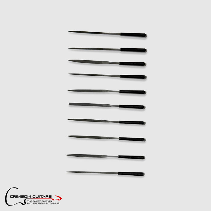 Inlay shaping needle file set of 10