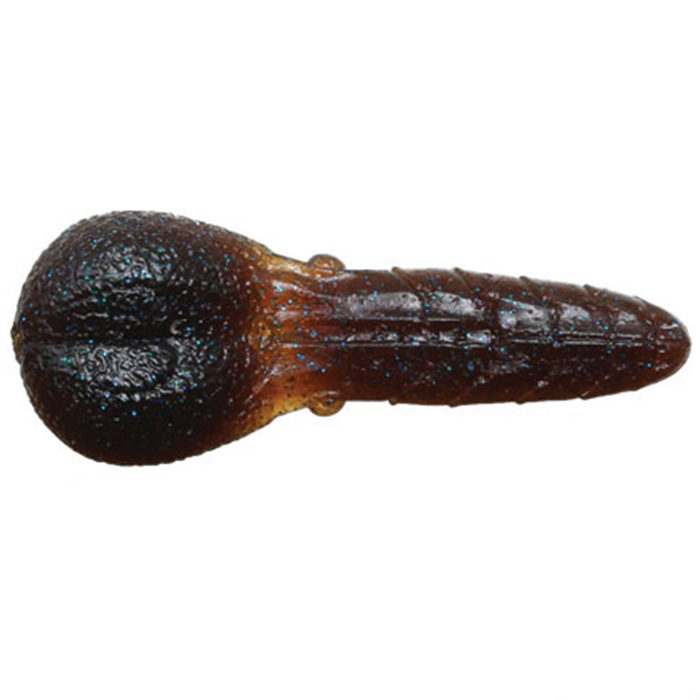 Issei AK Punch fishing lure in dark brown with a segmented body and bulbous head, designed for musky fishing and effective as part of fishing tackle.