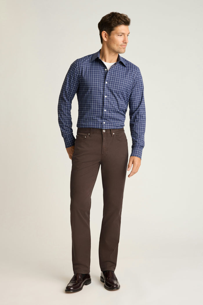 Italian Brushed 5-Pocket Pants